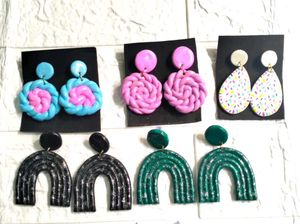 Handmade Clay Earrings