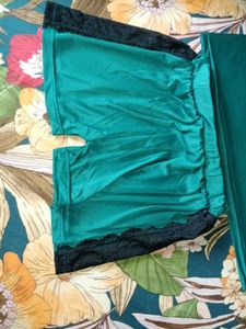 Green Cami &amp; Shorts Set