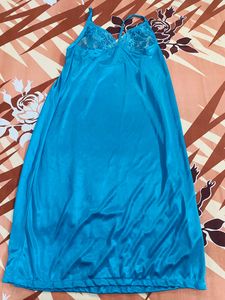 Women Fancy Solid 3 Piece Nighty Unused💙