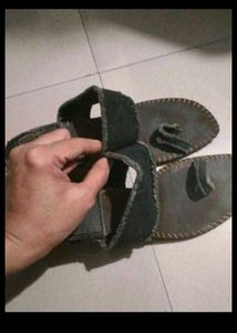 Used Denim Heels