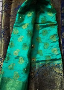 Pattu Green Silk Saree