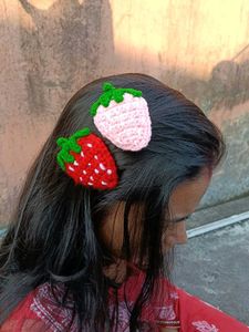 Strawberry Hair Clips