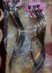 Artificial Hair Strands (12 Pcs) In 6 Colors