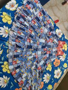 Patchwork Print Dress