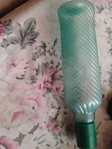 Vintage Green Glass Bottle