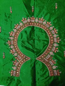 🤩Urgent Sale🔥Heavy Maggam Work Blouse Pieces