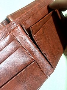Maroon Leather Wallet