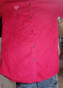 Red Casual Shirt