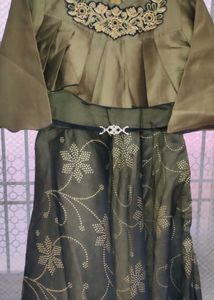 Desginer Heavy Full Like New Gown For Girls