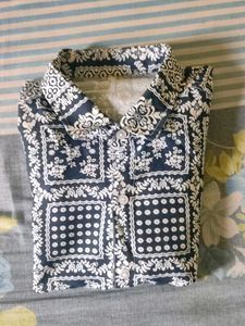 Heavy Patterned Casual Shirt XL