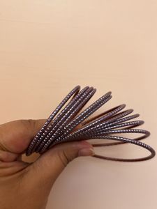 Purple Shining Bangles