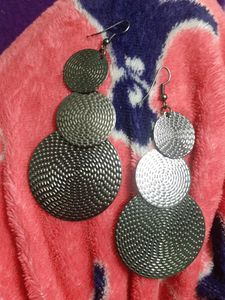 Round Metal Earrings
