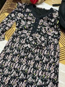 Pretty Black Floral Dress