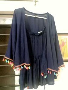 Women&#39;s Inweave Blue Dress