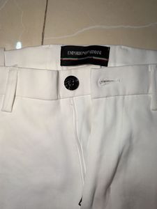White Emporio Armani Trouser size 30