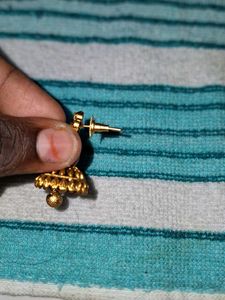 Gold-Tone Jhumka Earrings