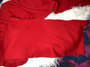 Red Crop Blazer and Pant Co-ord Set