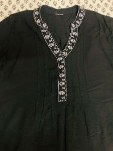 Elegant Black Kurta
