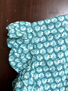 Floral Wrap Top