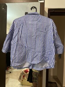 Striped Blue &amp; White Shirt