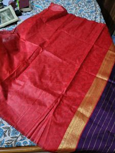 Elegant Purple silk saree