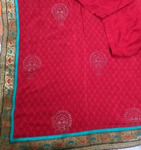 New Red Saree ♥️🔥Pretty