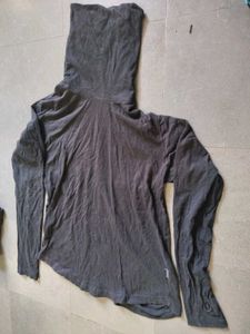 Stylish Gray Long Sleeve sweatshirt