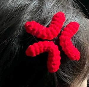 Angry Crochet Hair Clips - Set of 2