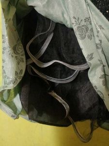Green Black Partywear Fully Stitched Lehenga