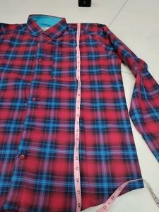 Red Blue Checked Shirt...
