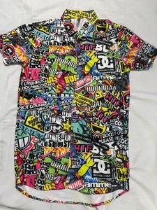 Funky Printed Half Sleeve Shirt
