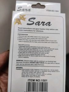 Sara Fashion Nails - 3 size