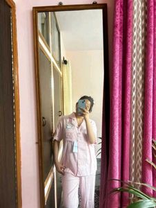 Cute Pink Pajama Set
