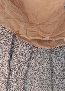 Blue 💙 Printed Skirt With Elastic And Adjustable