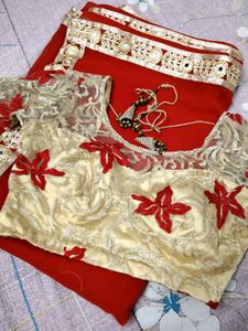Red Saree