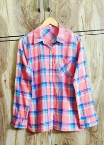 Check Design Cotton Shirt Size-36-38