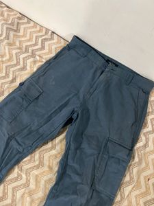 Blue Cargo Pants