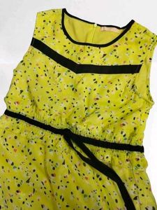 Yellow Dotted Dress