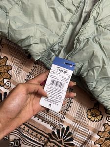 Light Green Puffer Jacket