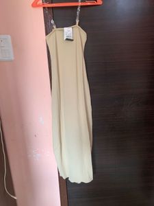 Elegant Nude Slip Dress