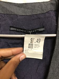 No Retreat Black Waistcoat