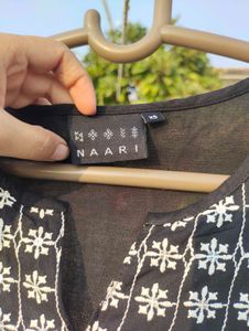 Black &amp; White Kurta Set