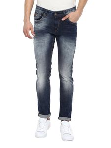 Spykar Dark Blue Skinny Fit Low Rise Jeans🫶🏻