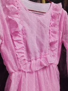 Girls Georgette Frock