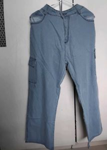 Light Blue Cargo Pants