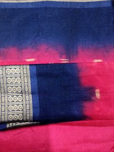 Red &amp; Blue Saree