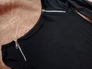 Classy Top With Zip Design