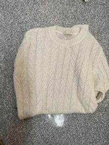 H&amp;M mom jeans &amp; Cozy Knit Sweater