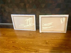 Set Of 2- New Canvas Painting Handmade
