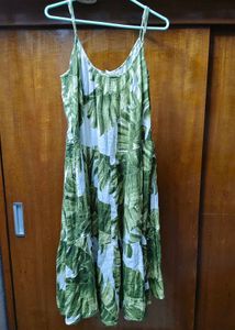 H&amp;M Leaf Print Sundress